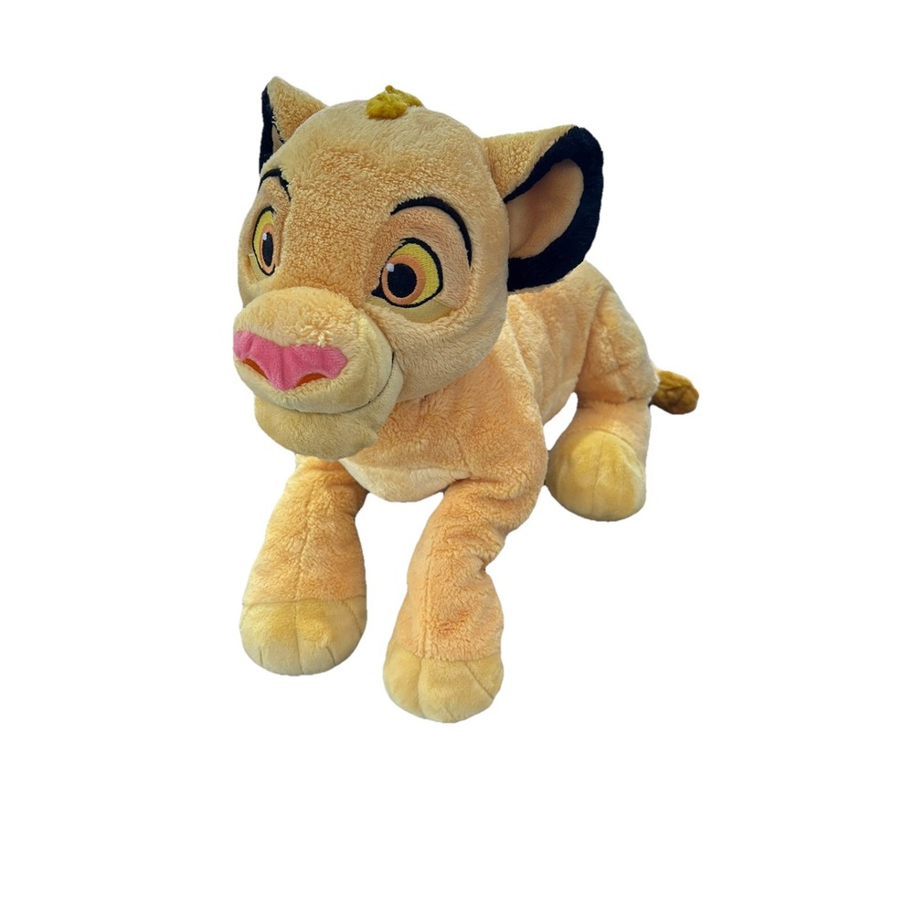 Disney Store Lion King Young SIMBA Cub 16" Plush Stuffed Soft Animal To